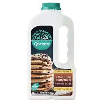 Woolworths Green’s Temptations Pancake Mix 300-335g offer