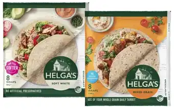 Coles Helgas Wraps 445g-508g offer