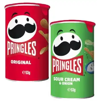 Coles Pringles Potato Crisps 53g offer