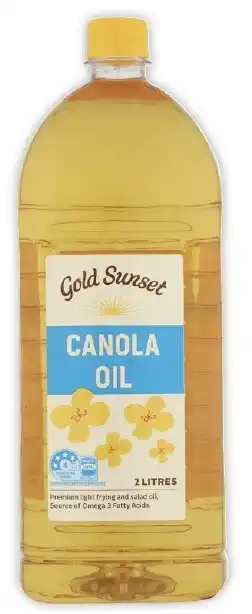 Coles Gold Sunset Canola or Vegetable Oil 2 Litre offer