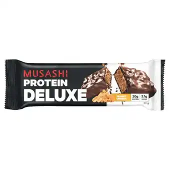 Woolworths Musashi Deluxe Protein Bar 60g offer