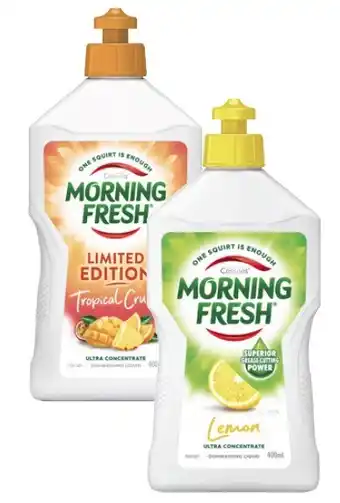 Coles Morning Fresh Dishwashing Liquid 400mL offer