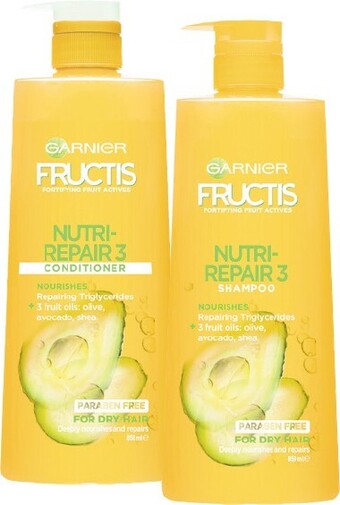 Woolworths Garnier Fructis Shampoo or Conditioner 850ml offer