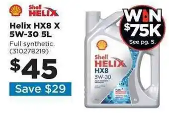 Repco Helix HX8 X 5W-30 5L offer