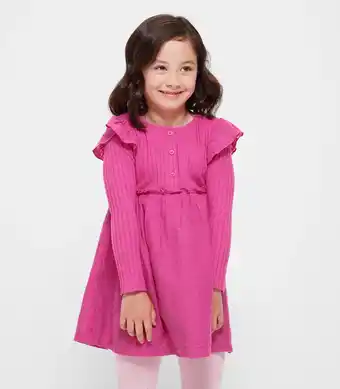 Target Woven Knit Combo Henley Collar Dress - Pink offer