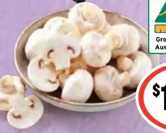 Australian Button Mushrooms