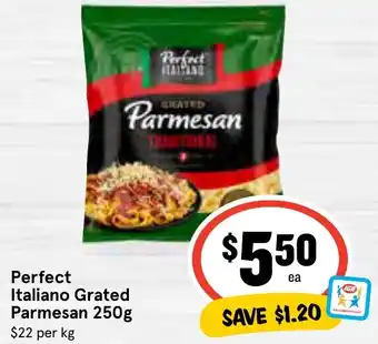 IGA Perfect Italiano Grated Parmesan 250g offer