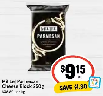 IGA Mil Lel Parmesan Cheese Block 250g offer