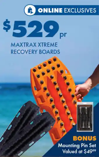 BCF MAXTRAX XTREME RECOVERY BOARDS offer