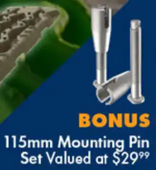 BCF 115mm Mounting Pin Set offer