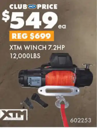 BCF XTM WINCH 7.2HP 12,000LBS offer