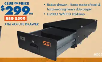 BCF XTM 4X4 UTE DRAWER offer