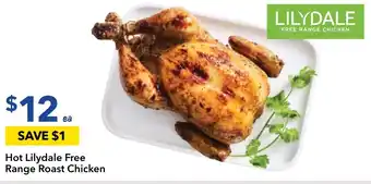 Ritchies Hot Lilydale Free Range Roast Chicken offer