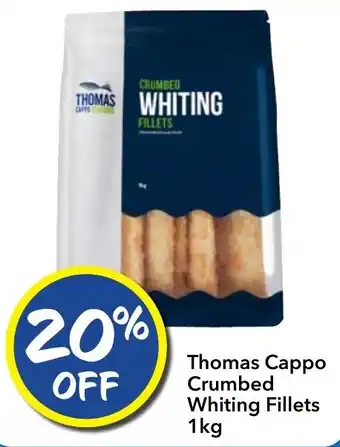 Thomas Cappo Crumbed Whiting Fillets 1kg