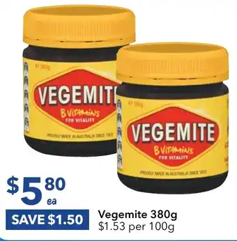 Ritchies Vegemite 380g offer