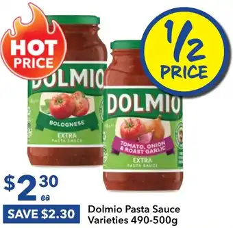 Ritchies Dolmio Pasta Sauce Varieties 490-500g offer