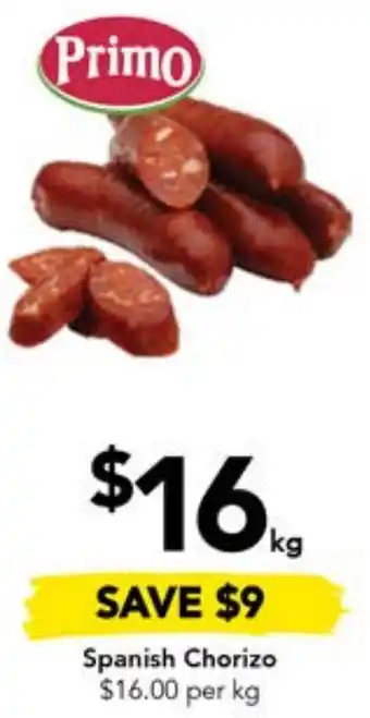 Drakes Spanish Chorizo offer