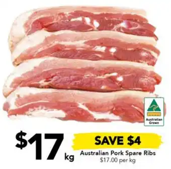Drakes Australian Pork Spare Ribs offer