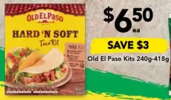 Drakes Old El Paso Kits 240g-418g offer