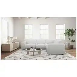 Costco Gilman Creek 4 Piece Fabric Modular Sectional offer