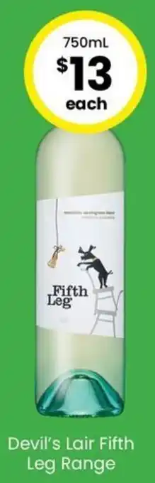 Devil's Lair Fifth Leg Range 750mL
