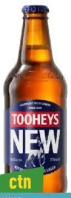 Liquor Legends Tooheys New Bottle 24X375ML offer