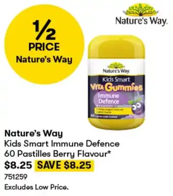 BIG W Kids Smart Immune Defence 60 Pastilles Berry Flavour offer