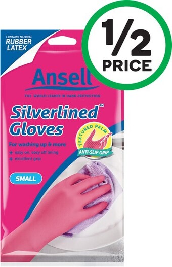 Woolworths Ansell Silverlined Gloves Pk 1 offer