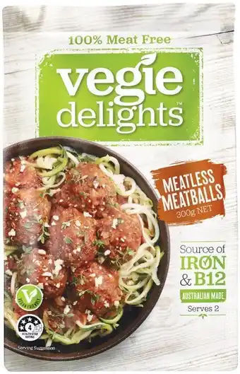 Woolworths Vegie Delights 280-­340g offer