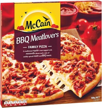Woolworths McCain Family Pizza or Pizza Slices 500­-600g offer