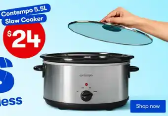 BIG W Contempo 5.5L Slow Cooker offer