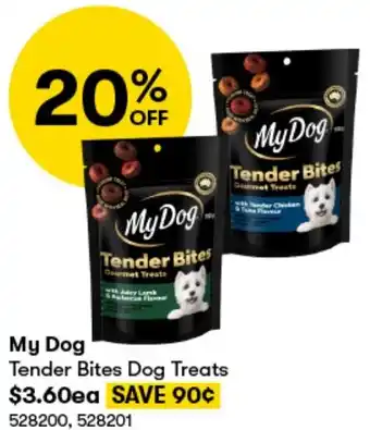 BIG W My Dog Tender Bites Dog Treats offer
