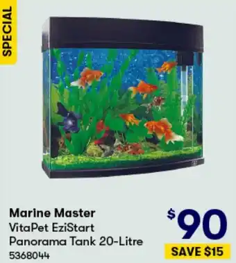 BIG W Marine Master VitaPet EziStart Panorama Tank 20-Litre offer