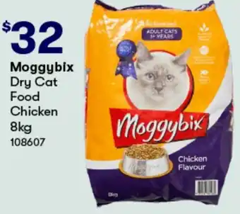 BIG W Moggybix Dry Cat Food Chicken 8kg offer