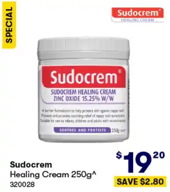 BIG W Sudocrem Healing Cream 250g offer