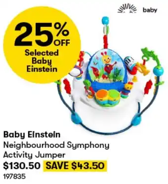 BIG W Baby Einstein Neighbourhood Symphony Activity Jumper offer