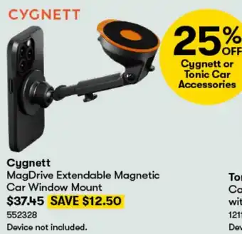 BIG W Cygnett MagDrive Extendable Magnetic Car Window Mount offer