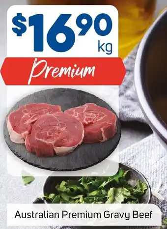 Foodland Australian Premium Gravy Beef per kg offer