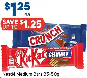 Foodland Nestlé Medium Bars 35-50g offer