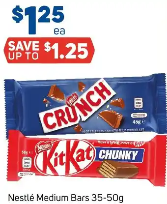 Foodland Nestlé Medium Bars 35-50g offer