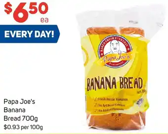 Foodland Papa Joe's Banana Bread 700g offer