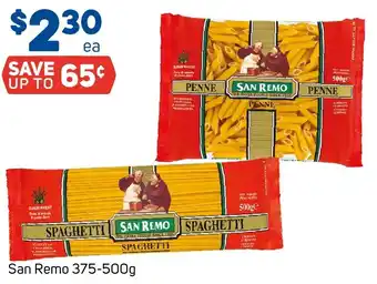 Foodland San Remo 375-500g offer