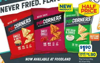 Foodland Pop Corners 85g offer