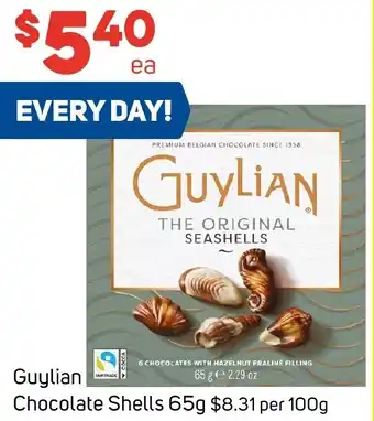 Foodland Guylian Chocolate Shells 65g offer