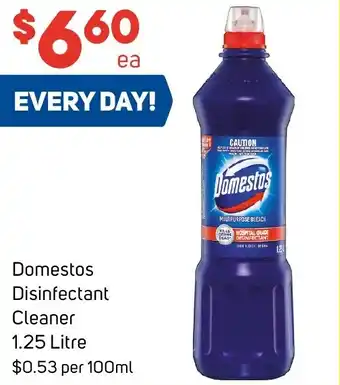 Foodland Domestos Disinfectant Cleaner 1.25 Litre offer