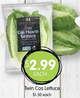 Spudshed Twin Cos Lettuce offer