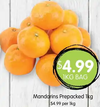 Spudshed Mandarins Prepacked 1kg offer