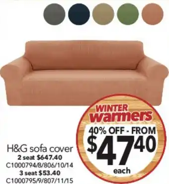 Cheap as Chips H&G sofa cover offer