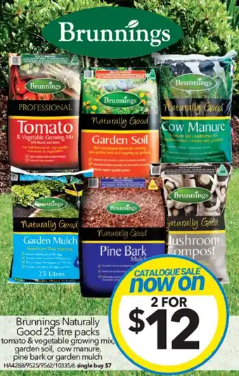 Cheap as Chips Brunnings Naturally Good 25 litre packs offer