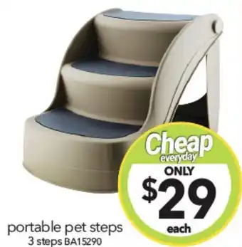 Cheap as Chips portable pet steps 3 steps offer